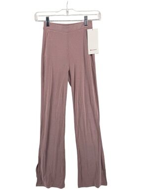 Lululemon Drapey Softstreme Flared Pants Twilight Rose NWT XXXS